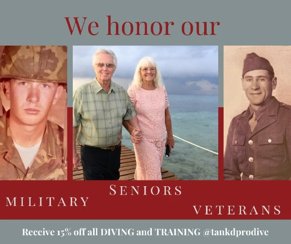 military discount diving